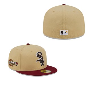 Chicago White Sox Vegas Gold Cardinal 59FIFTY Fitted Hat