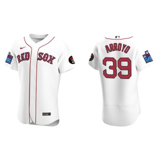 Christian Arroyo Boston Red Sox White 2022 Little League Classic Home Authentic Jersey