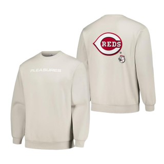 Cincinnati Reds Gray Ballpark Pullover Sweatshirt