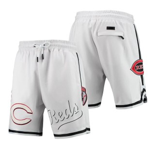 Cincinnati Reds Pro Standard White Team Logo Shorts