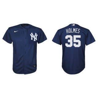 Clay Holmes Youth New York Yankees Navy Alternate Replica Player Jersey