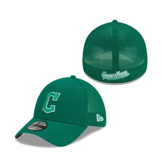 Cleveland Guardians St. Patrick's Day 39THIRTY Flex Hat Green