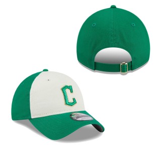 Cleveland Guardians White Green 2024 St. Patrick's Day 9TWENTY Adjustable Hat