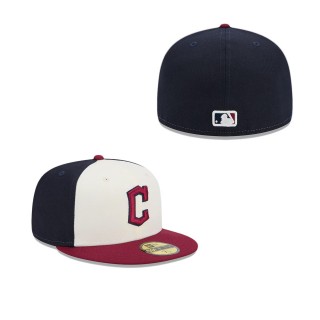 Cleveland Guardians White Red 2024 City Connect 59FIFTY Fitted Hat