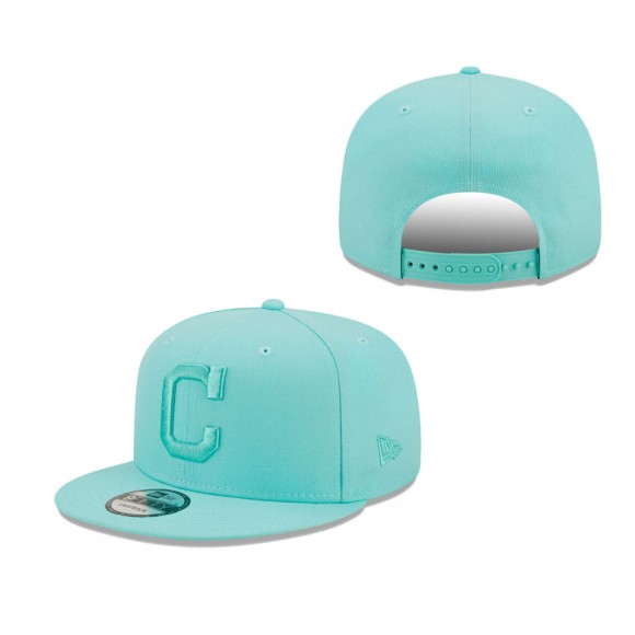 Men's Cleveland Indians Turquoise Spring Color Pack 9FIFTY Snapback Hat