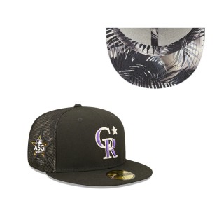 Men's Colorado Rockies Black 2022 MLB All-Star Game Workout 59FIFTY Fitted Hat