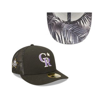 Men's Colorado Rockies Black 2022 MLB All-Star Game Workout Low Profile 59FIFTY Fitted Hat