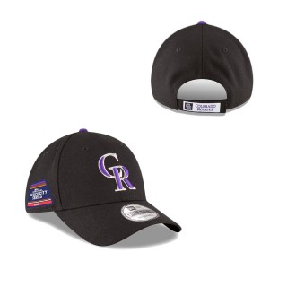 Colorado Rockies Black 2024 MLB World Tour Mexico City Series 9FORTY Adjustable Hat