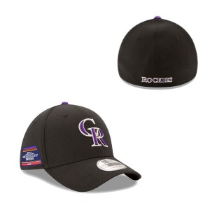 Colorado Rockies Black 2024 MLB World Tour Mexico City Series 39THIRTY Flex Hat