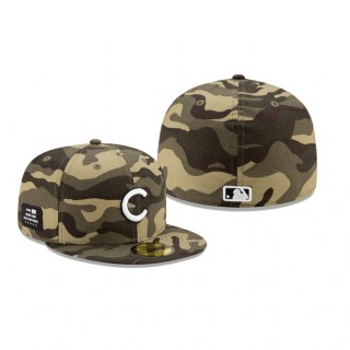 Cubs Camo 2021 Armed Forces Day Hat