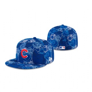 Cubs Royal Cap Chaos 59FIFTY Fitted Hat