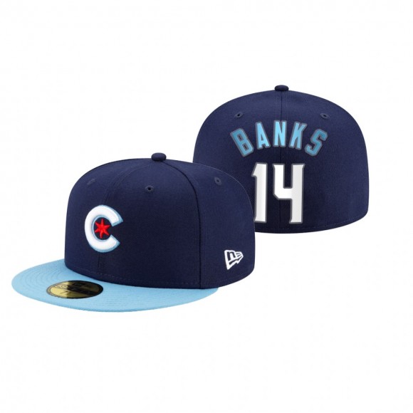 Cubs Ernie Banks Navy 2021 City Connect Hat
