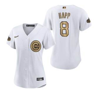Women's Ian Happ Chicago Cubs National League White 2022 MLB All-Star Game Replica Jersey