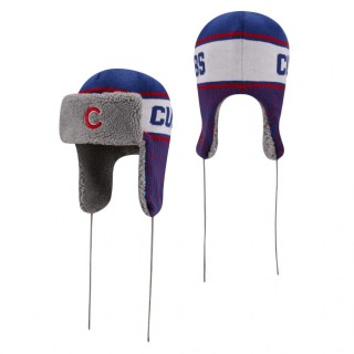 Chicago Cubs Royal Knit Trapper Hat