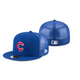 Cubs Replica Mesh Back Royal 59FIFTY Fitted Cap
