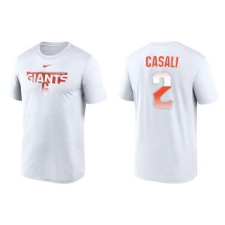 Curt Casali San Francisco Giants 2022 City Connect Legend T-Shirt White