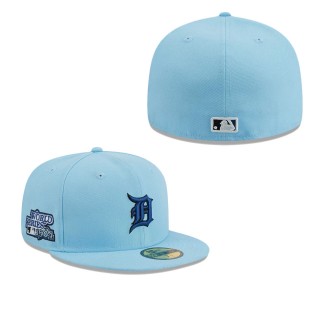 Detroit Tigers Light Blue Fitted Hat