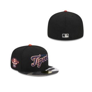 Detroit Tigers Metallic Camo Fitted Hat