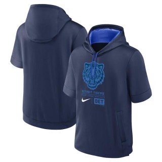 Detroit Tigers Navy 2024 City Connect Short Sleeve Pullover Hoodie