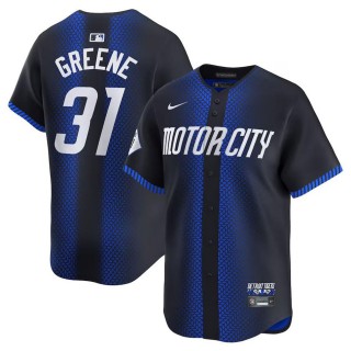 Detroit Tigers Riley Greene Navy 2024 City Connect Limited Jersey