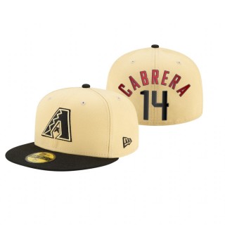Diamondbacks Asdrubal Cabrera Gold 2021 City Connect Hat