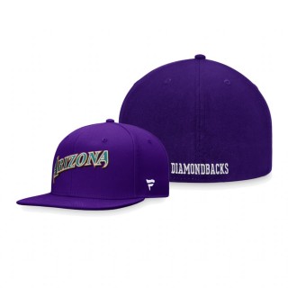 Arizona Diamondbacks Purple Cooperstown Collection Fitted Hat