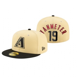Diamondbacks Josh VanMeter Gold 2021 City Connect Hat