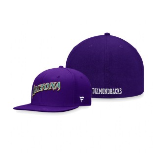 Diamondbacks Cooperstown Collection Fitted Purple Hat