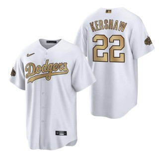 Men's Clayton Kershaw Los Angeles Dodgers National League White 2022 MLB All-Star Game Replica Jersey
