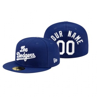Los Angeles Dodgers Custom Royal 2021 City Connect 59FIFTY Hat