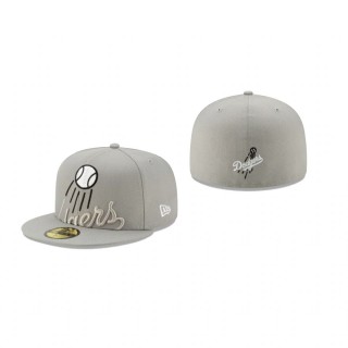Dodgers Elements Gray Tonal 59FIFTY Fitted Hat