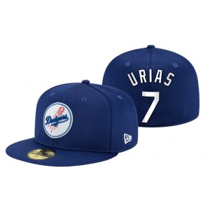 Dodgers Julio Urias Blue 2021 Clubhouse Hat