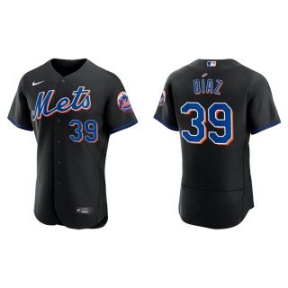 Edwin Diaz New York Mets Black Alternate Authentic Jersey