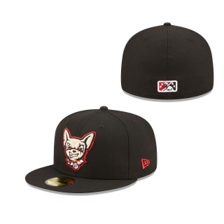 Men's El Paso Chihuahuas Black Authentic Collection 59FIFTY Fitted Hat