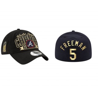 Freddie Freeman Atlanta Braves Black 2021 World Series Champions Hat