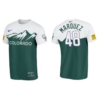 German Marquez Colorado Rockies Green 2022 City Connect T-Shirt