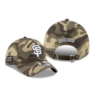 San Francisco Giants Camo 2021 Armed Forces Day 9TWENTY Hat
