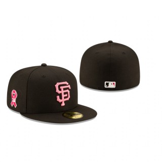 Giants 2021 Mother's Day Black 59FIFTY Fitted Cap