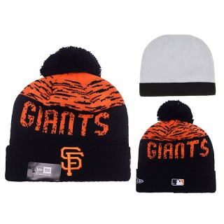 Male San Francisco Giants Black Clubhouse Cuffed Knit Hat