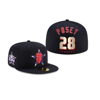 Giants Buster Posey 2021 MLB All-Star Game Navy Hat
