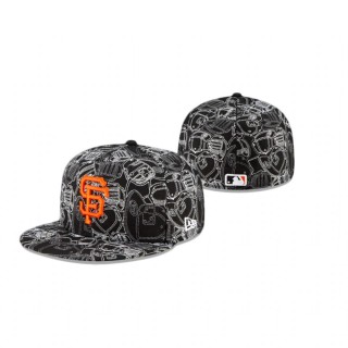 Giants Black Cap Chaos 59FIFTY Fitted Hat