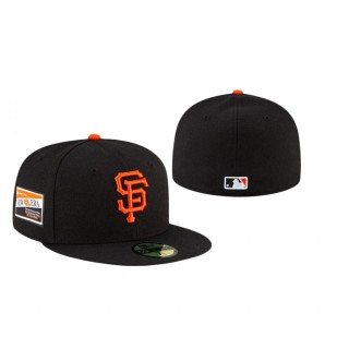 Giants Black Centennial Collection 59FIFTY Fitted Hat
