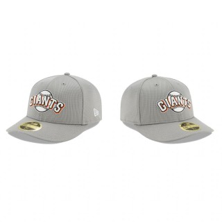 Giants Clubhouse Gray Low Profile 59FIFTY Fitted Hat