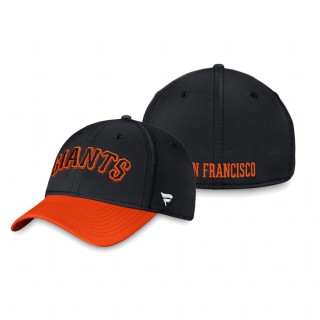 San Francisco Giants Black Orange Core Flex Hat