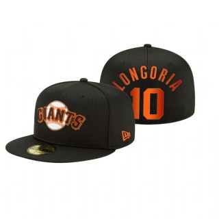 Giants Evan Longoria Black 2021 Clubhouse Hat