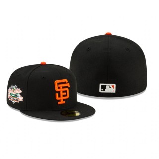 Giants Black Floral Under Visor 1973 World Series Replica 59FIFTY Hat