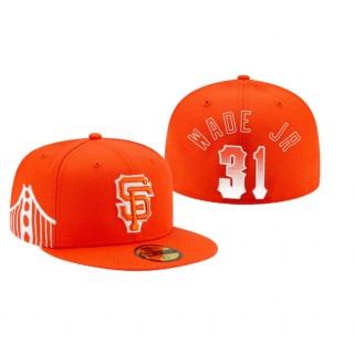 Giants LaMonte Wade Jr. Orange 2021 City Connect Hat