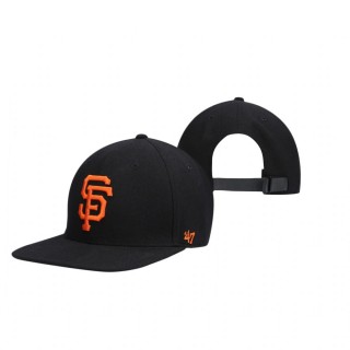 San Francisco Giants Black Logo Shaft Adjustable Hat