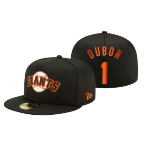 Giants Mauricio Dubon Black 2021 Clubhouse Hat