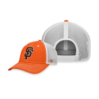 Giants Sport Resort Trucker Snapback Orange White Hat
